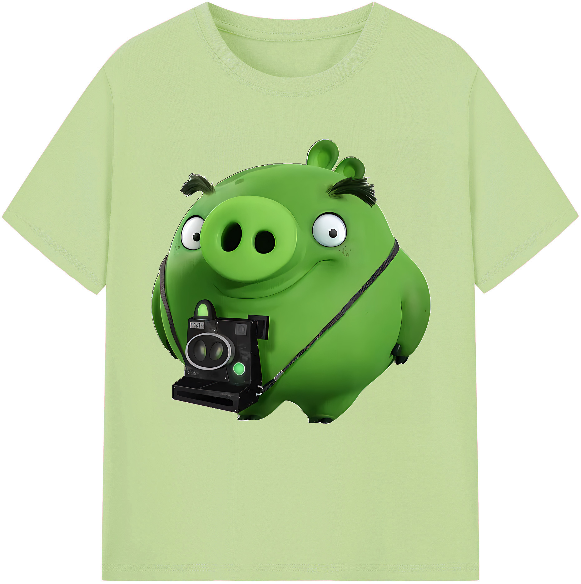 （画像用） Angry Birds アングリーバード 綿100％半袖Tシャツ（フロントプリント）